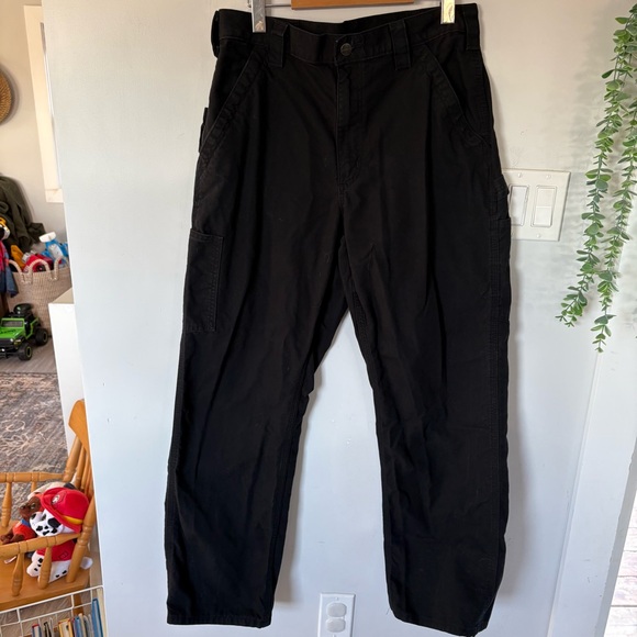 Carhartt Other - Carhartt Men's Black Cargo Pants Loose Fit Size 33x32